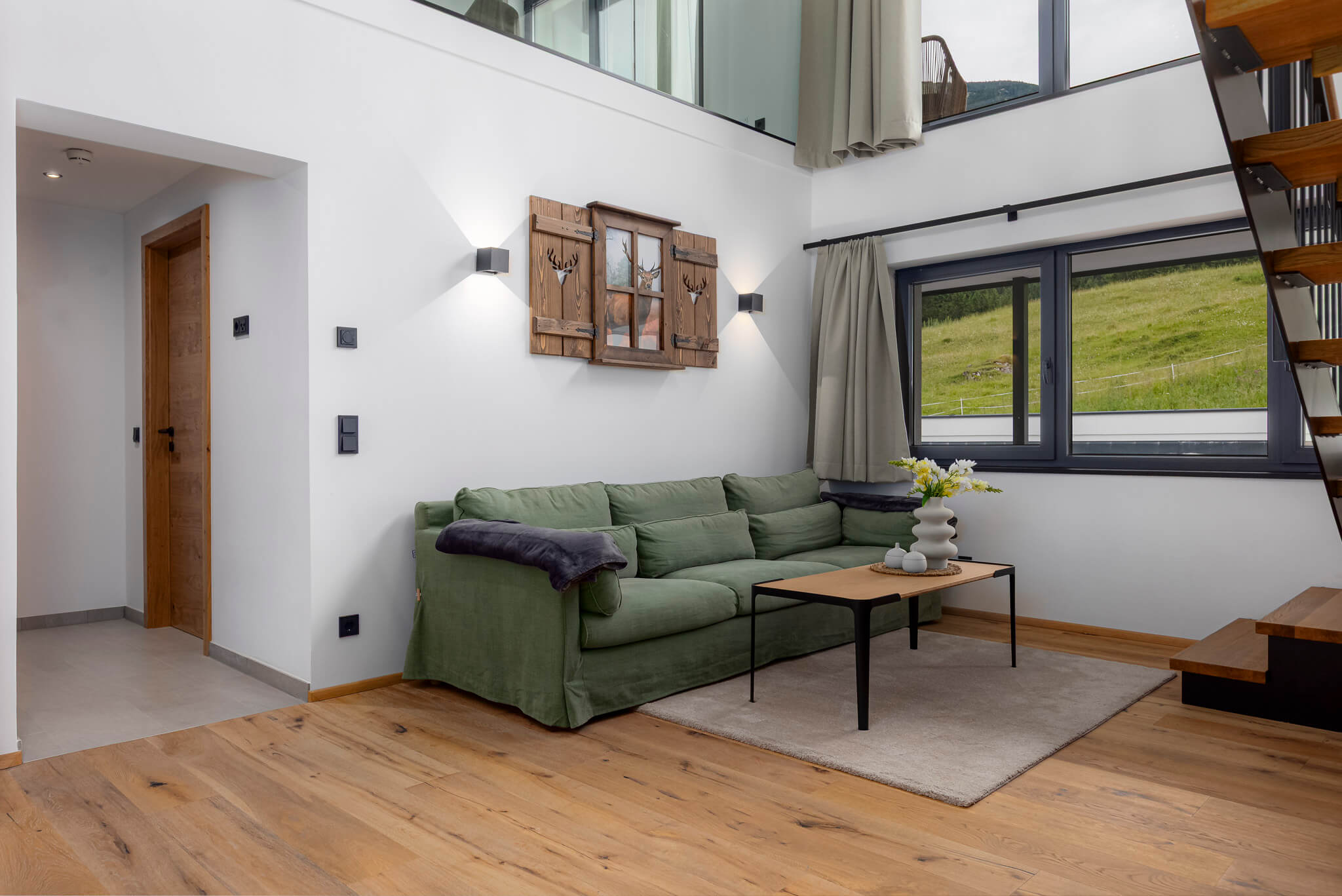 Living room Bergresort Berwanger Hof