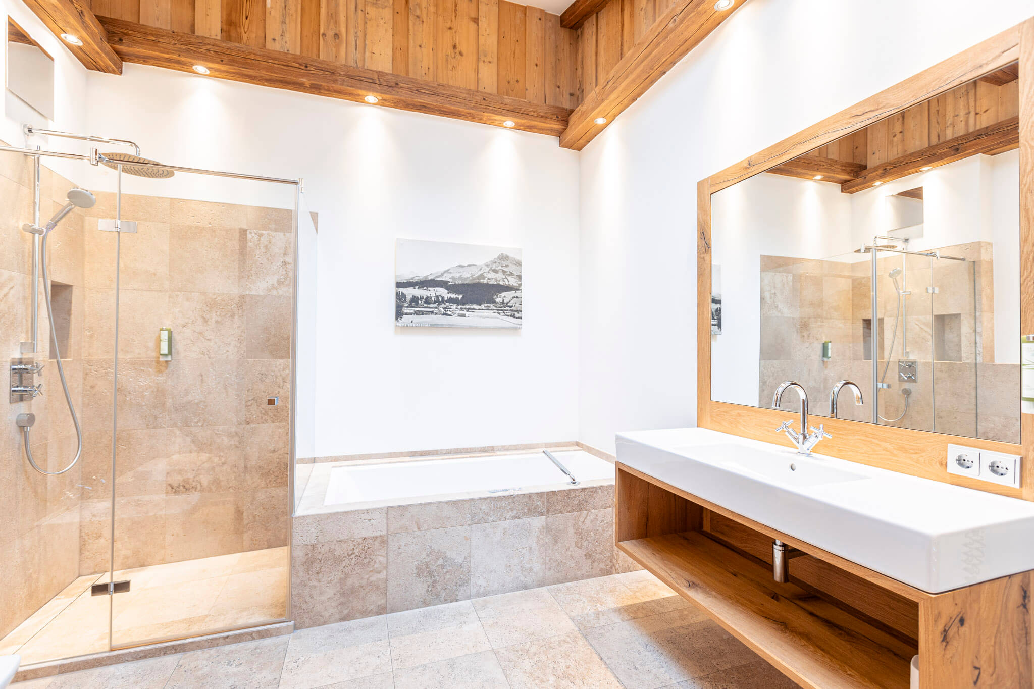 Badezimmer Penthouse Wilder Kaiser - Dorfresort Kitzbühel