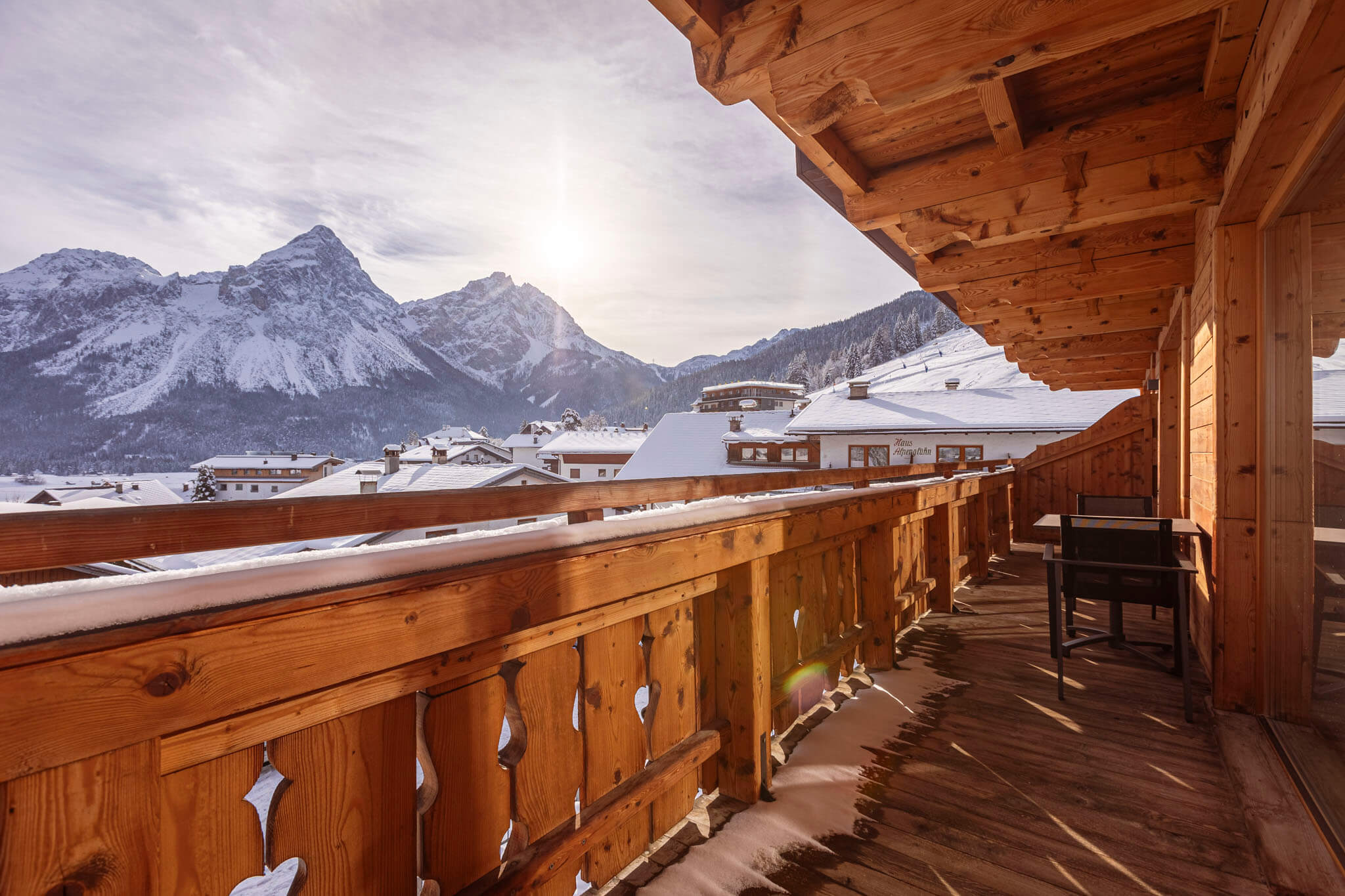 Balcony - Zugspitz Suites Lermoos